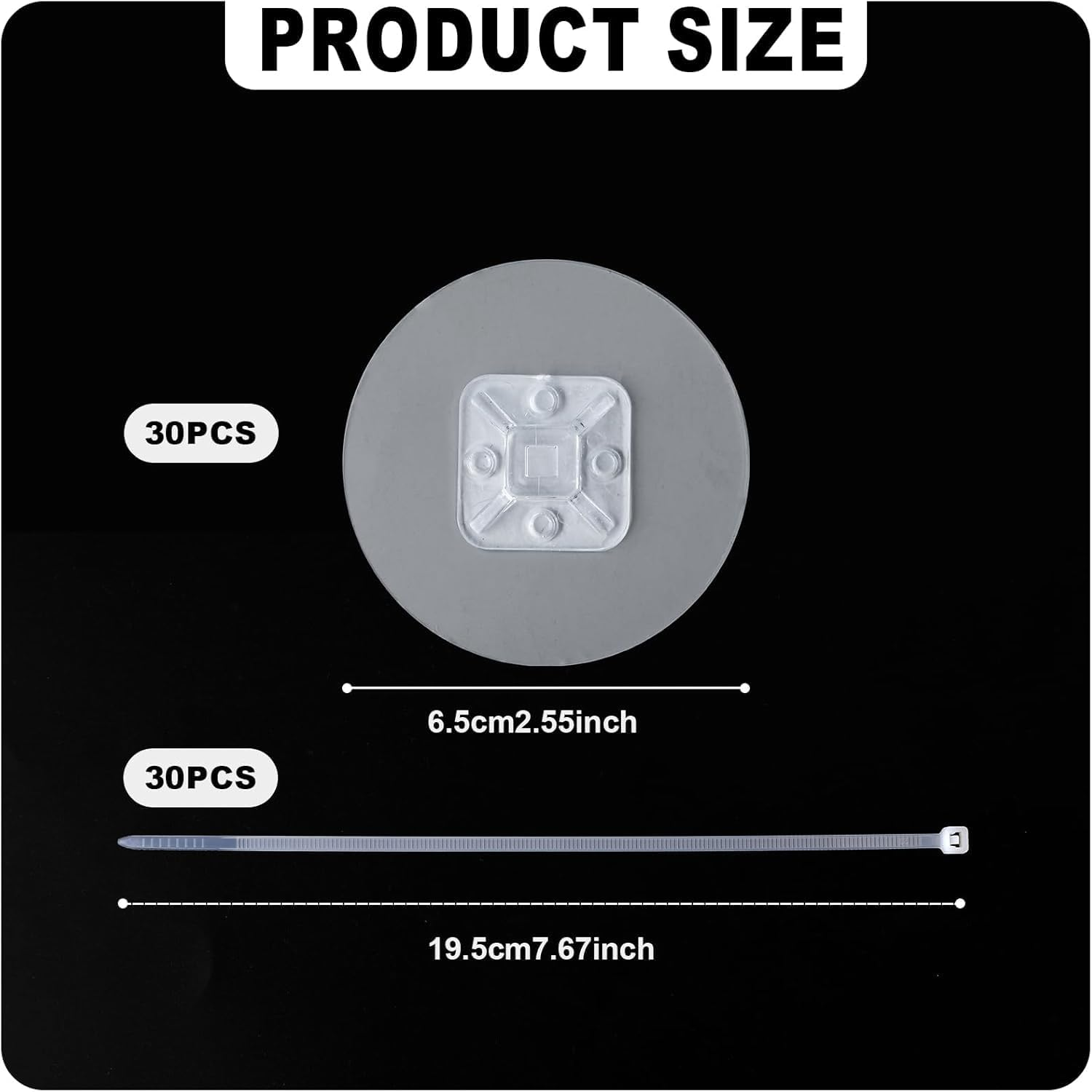 No Drill Self-Adhesive Furniture Wall Anchors, 30 Pieces Furniture Prevent Falling anti Tip Furniture Wall Anchors,Self-Adhesive Wall anti Tip Furniture Anchors image number 1