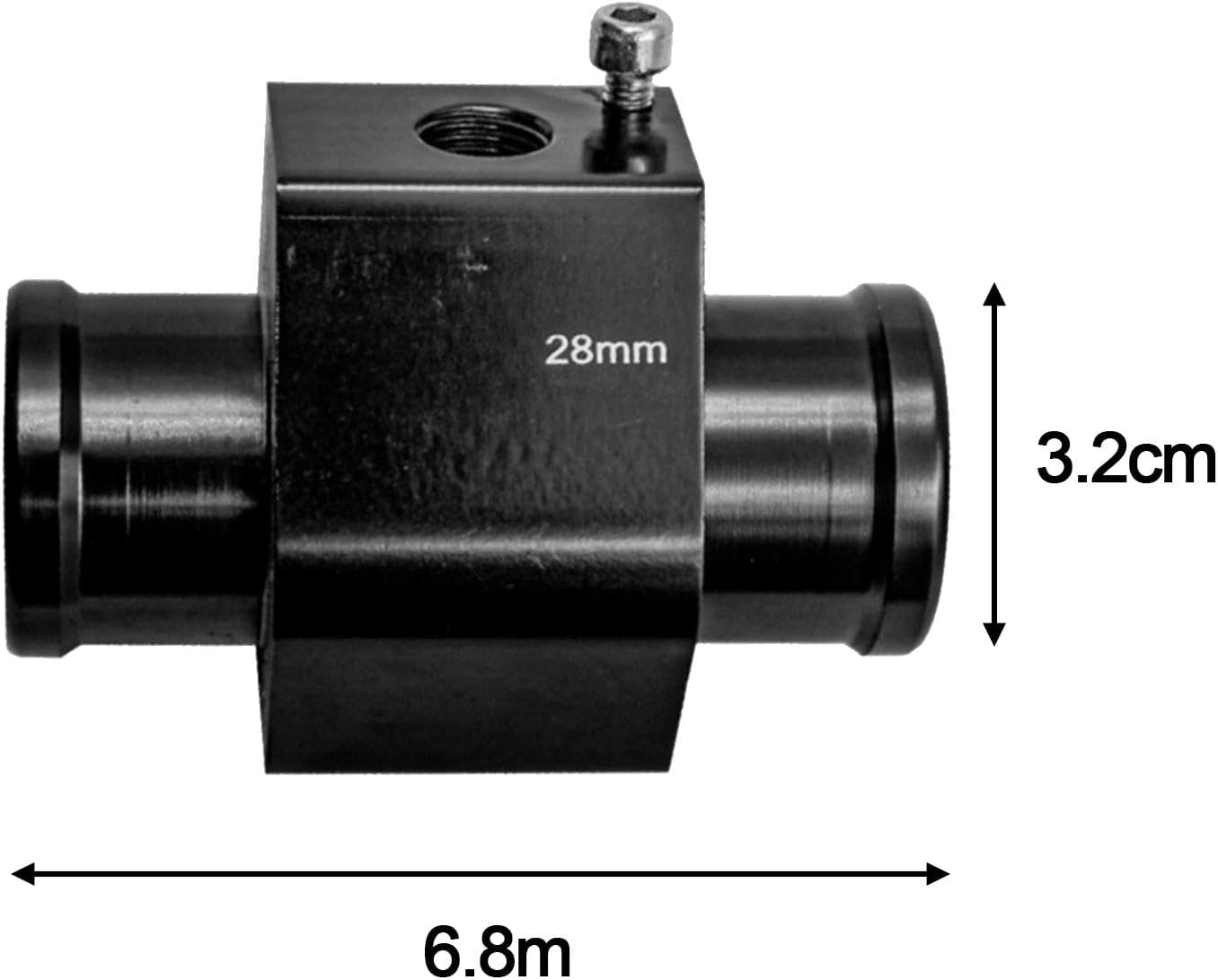 Vehicle Water Temperature Seal Set, Durable and Reliable, Effortless Installation, 28Mm Black image number 6
