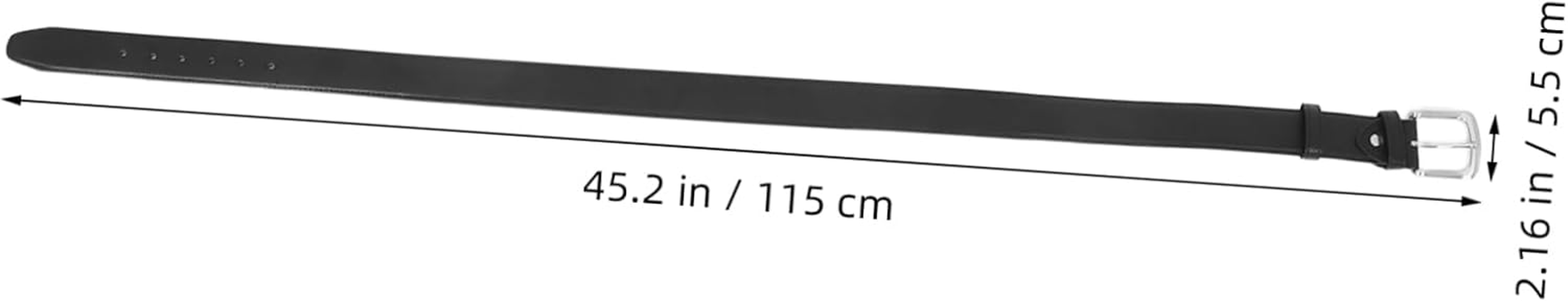 EXHUMKY Mens Pu Money Belt Zipper Pocket, Anti-Theft Hidden Money Pouch Waist Wallet for Business Travel, Black 115Cm Security Waist Belt for Travel Accessories image number 3