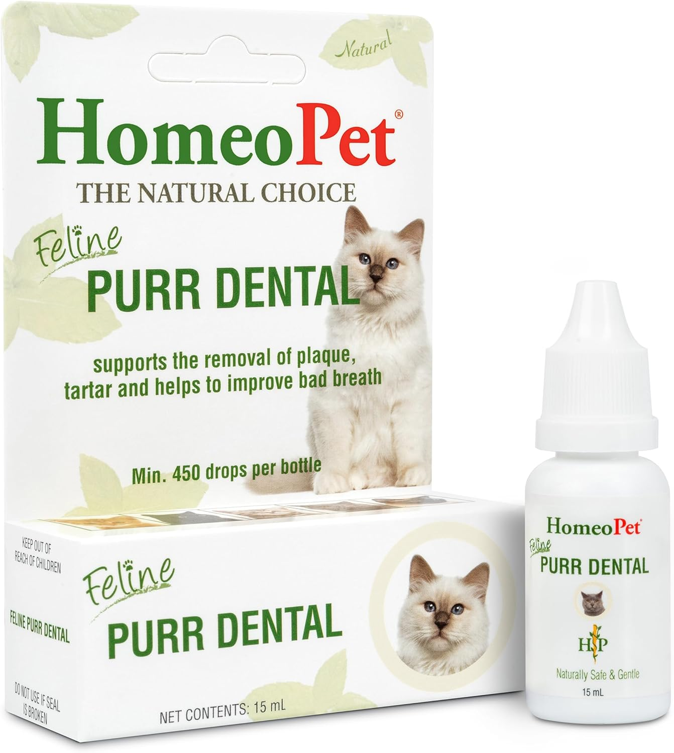 Homeopet Australia Purr Dental Drops 15 Ml image number 4