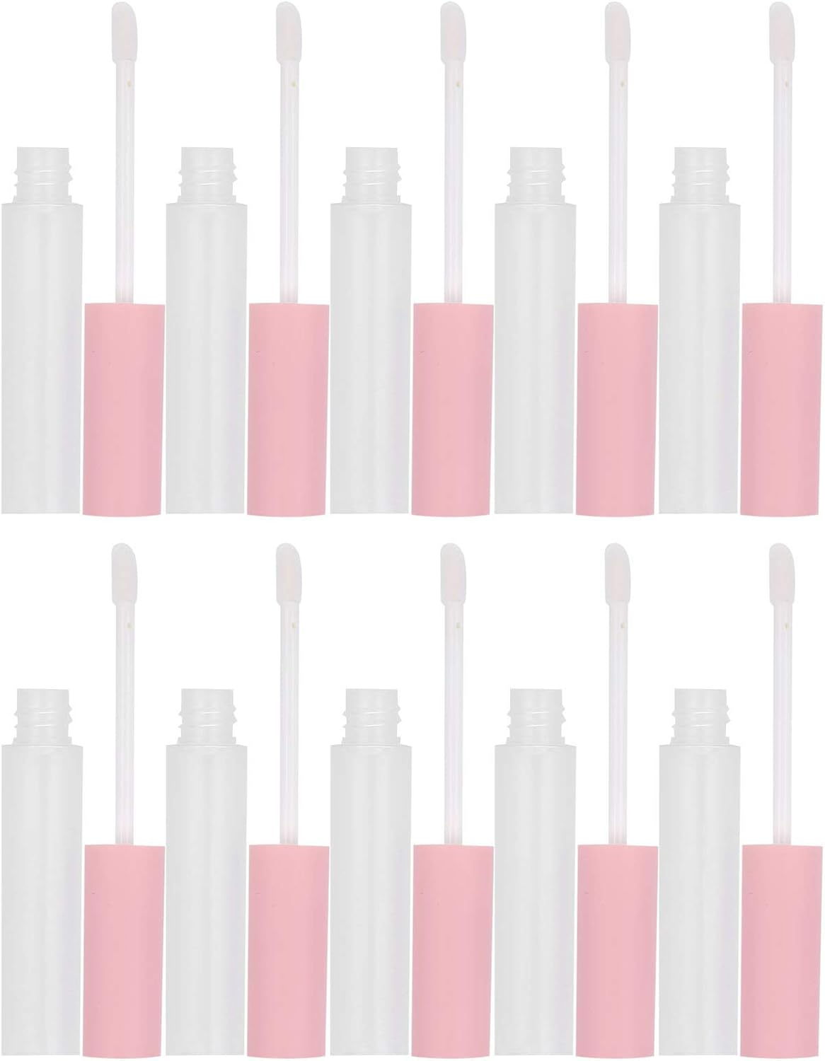 Lip Balm Tubes, Empty Lipstick Tubes Lip Gloss Tube Lip Gloss Tubes, Cosmetics Containers Brush Lipstick Body Balms for Home DIY Use Professional Beauty Salons image number 5