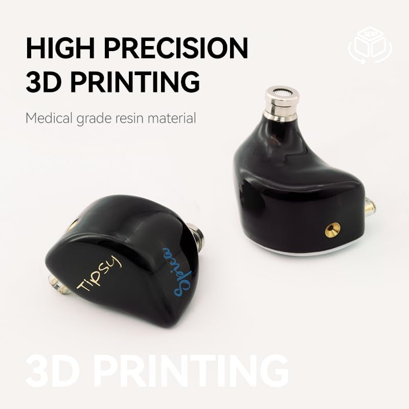 Tipsy Spica260 Wired Earphones Tipsybass 31736 Custom 2BA+1DD Composite BA(+ 9.2Mm PET Titanium Coated Double Cavity Dynamic Driver image number 4