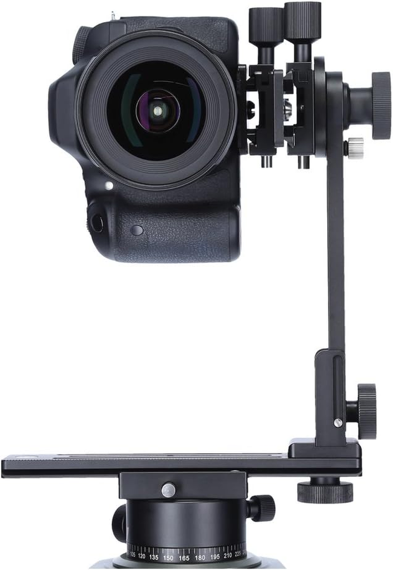 Rollei Panoramic Head 200 Mark II - Tripod Head for Multi Row Panoramic Photos, Max. Load of 3 Kg and ARCA Swiss Compatible - Black