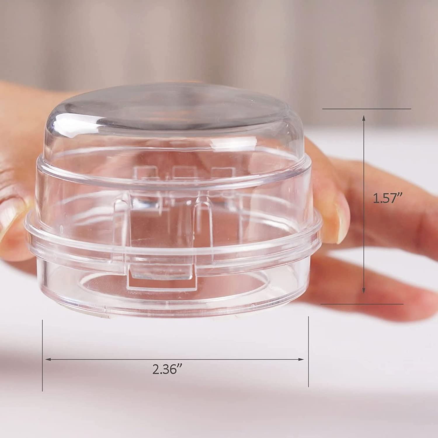 6 PCS Stove Knob Covers, Oven Knob Lock Security Knob Cover Guards Cooker Switch Protective Cover for Baby Toddler Child Kitchen Safety image number 5