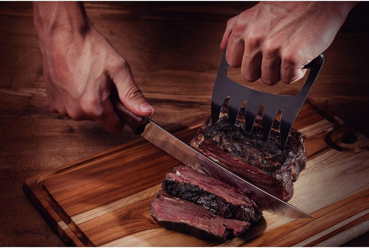 Tramontina Churrasco Multipurpose Claw with Stainless Steel Blade and Wooden Handle image number 3