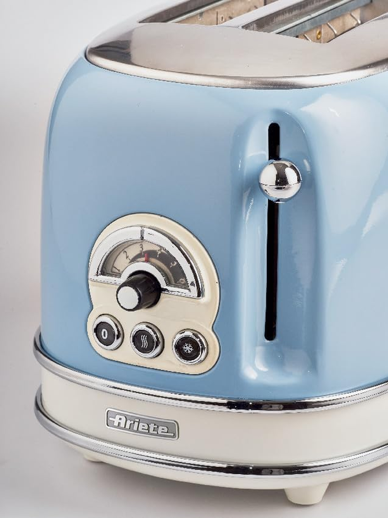 Ariete Vintage Series 2-Slice Toaster - Blue image number 3
