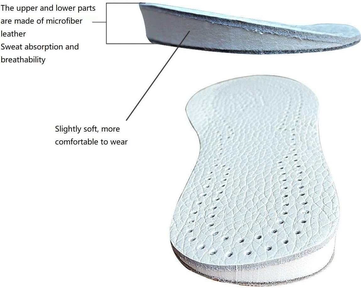 Supination Insoles,O/Xo Leg Orthopedic Corrective Insoles,For Foot Alignment,Heel Pain,Bow Legs,Posture Improve,For Men and Women (White, 37/38) image number 4