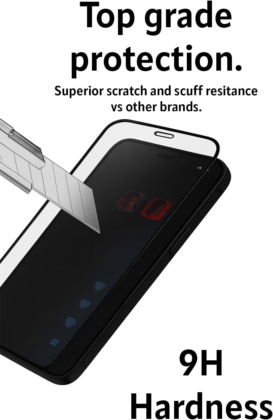 Nobs - Iphone XR/11 Tempered Glass Screen Protector, Australian Owned, 3 Pack, 9H Hardness Rating, Clear, Impact Resistant, Case Friendly, Bubble Free, Cleaning Kit Included image number 3