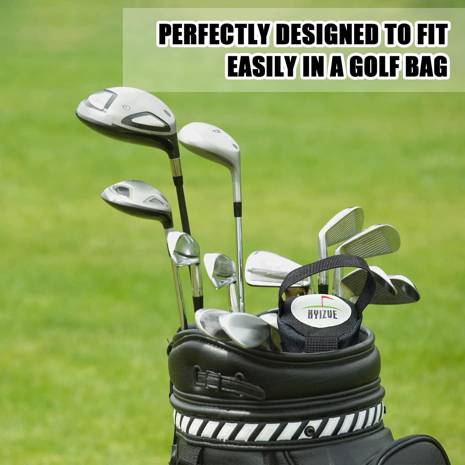 Custom Gray Golf Beer Sleeve, 7 Can Insulated Cooler Bag with Adjustable Shoulder Strap, Keeps Drinks Cool on the Course image number 1