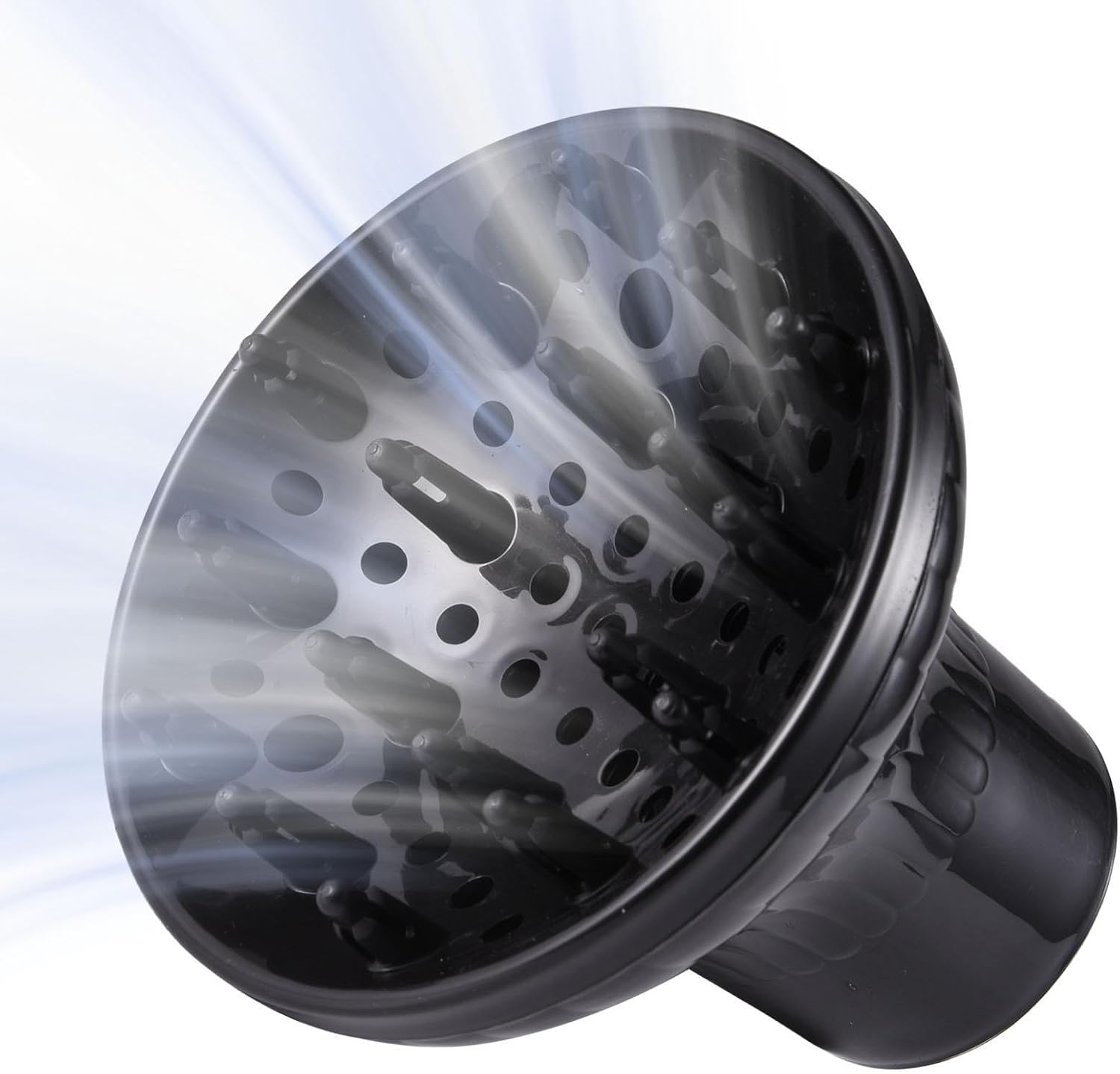 Diffuser Hair Dryer for Curly Hair,Hair Diffuser Nozzle for Blow Dryers | Hair Styling Tools for Bathroom, Bedroom, Apartment, Hotel and Barbershop Zankie image number 6