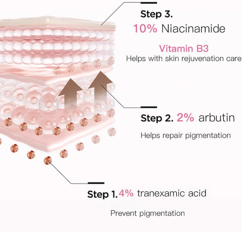 Niacinamide Serum &ndash; 10% Niacinamide + 4% Tranexamic Acid,Dark Spot Correcting Serum|Brightening & Skin Regeneration, Safe & Lightweight, Suitable for All Skin Types, Daily Use,30Ml/1.01 Fl.Oz image number 4