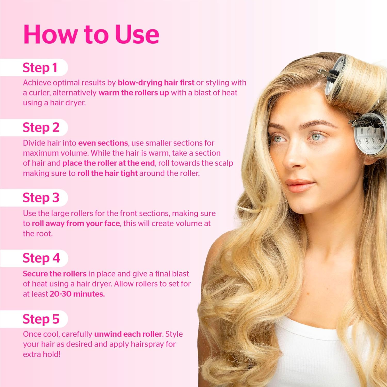 Brushworks Ceramic Thermal Rollers Variety Pack image number 3