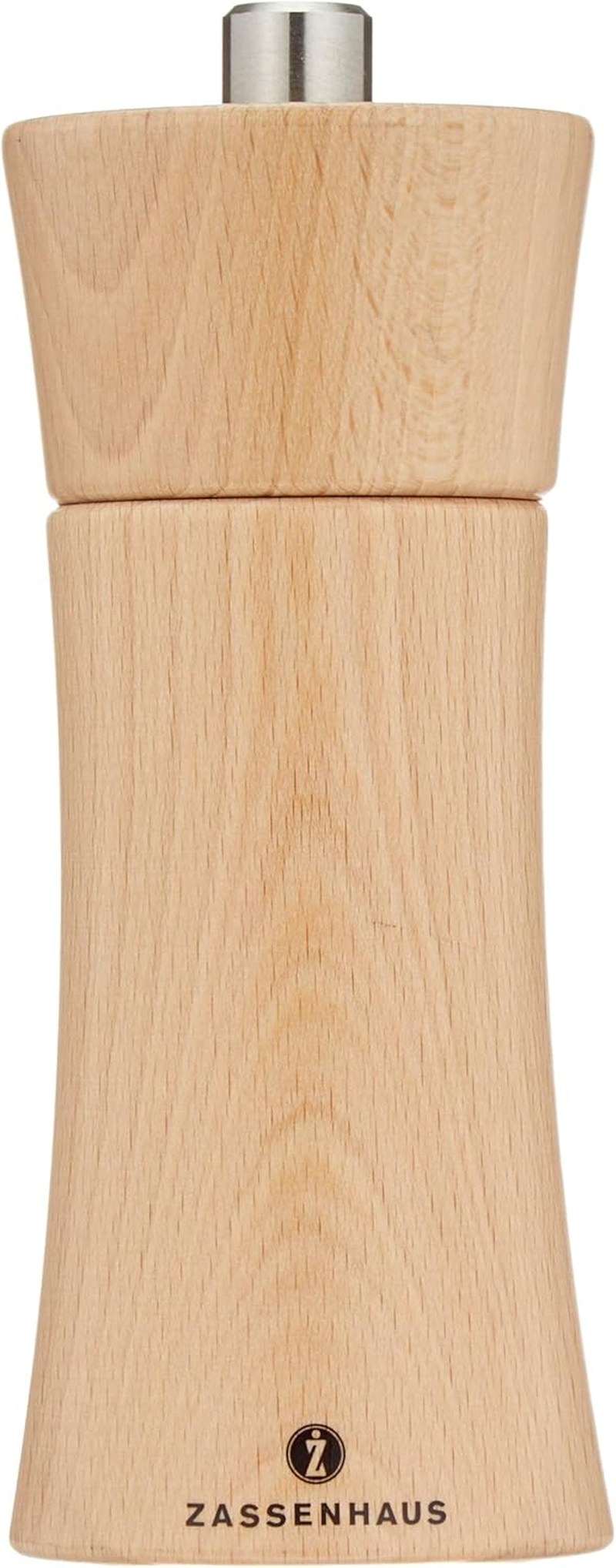 Zassenhaus ZAS-021080 Frankfurt Pepper Mill, Natural Beech, ZAS-021080 image number 3