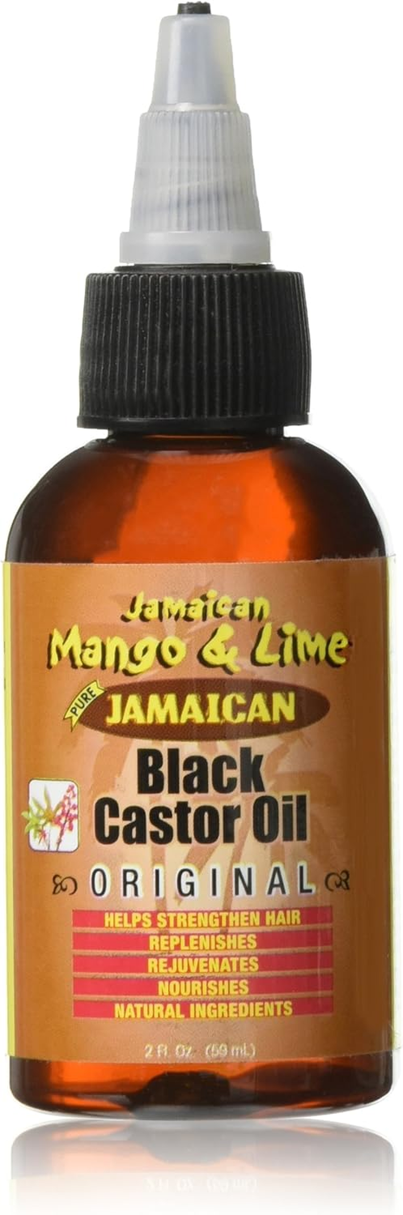 Jamaican Mango and Lime Black Castor Oil, Original, 2 Ounce image number 2
