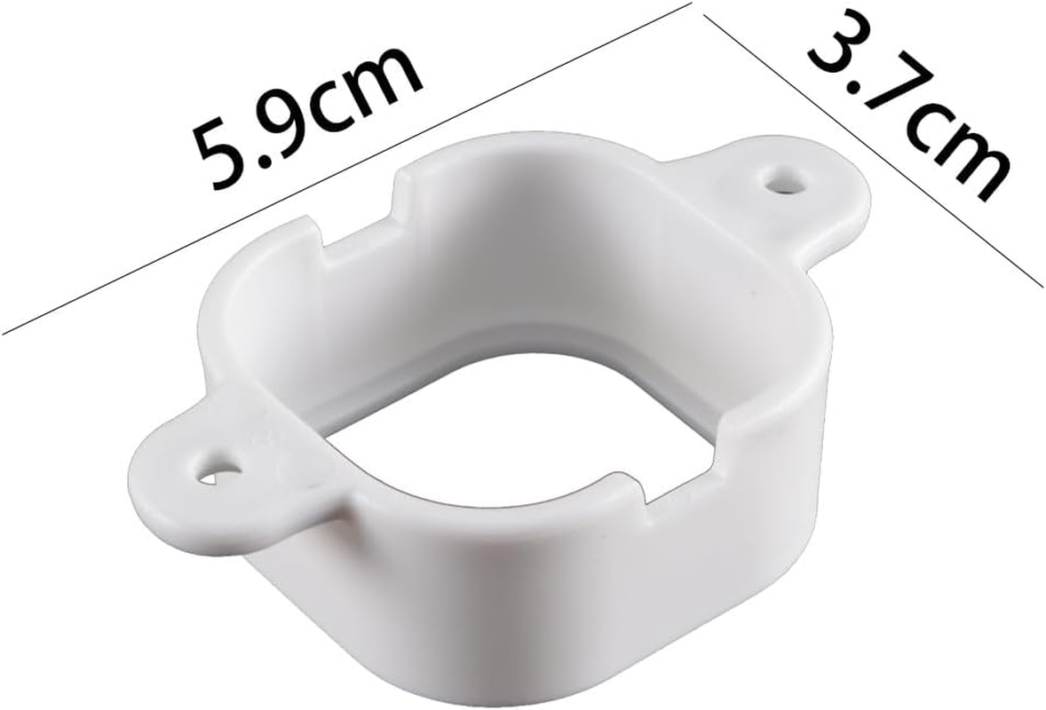 ACOLY 20 Pcs Light Clips for Lights H706 with Screws, Durable Plastic Holders image number 3