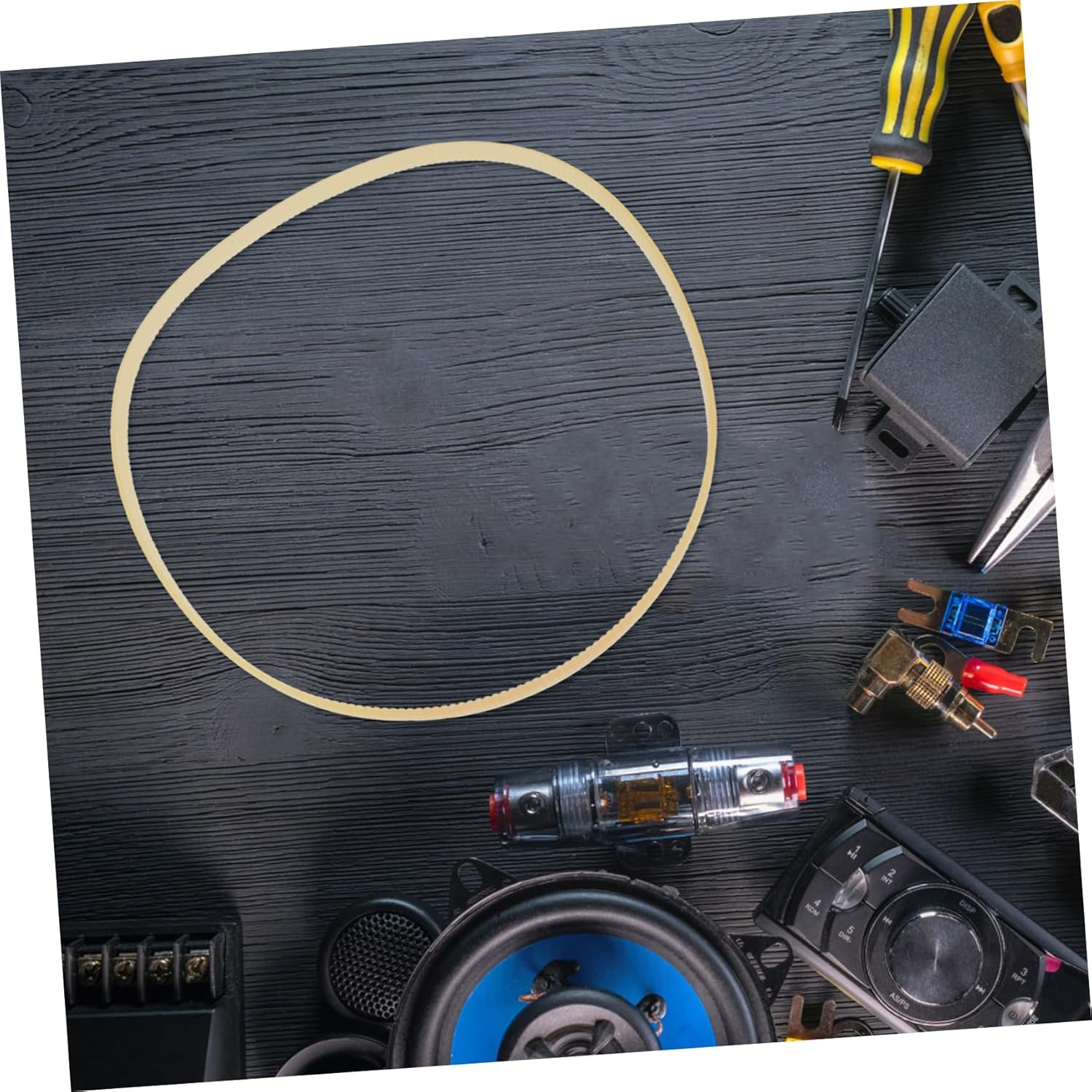 LABRIMP Wheel Balancer Drive Belt Replacement for Tire Balancer Five Groove Six Peak Transmission Belt Durable Automotive Repair Tool with Stable Power Transmission and Quick Installation image number 1