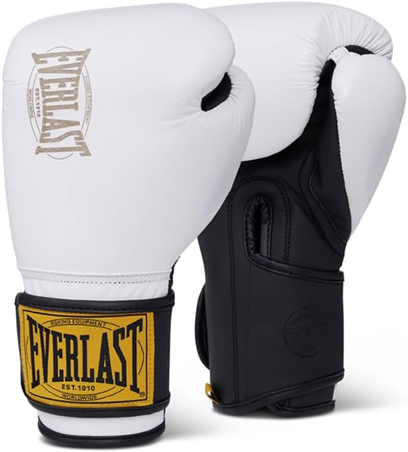 1910 Advanced Boxing Gloves, White, 12OZ image number 6