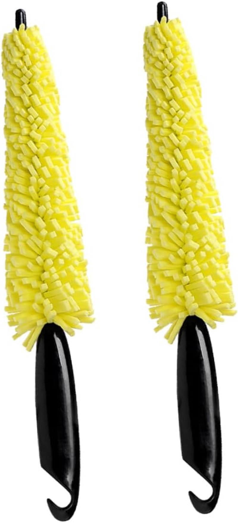 ANDRESLAD 2Pcs Car Wheel Cleaning Brush and Tyre Rim Detailing Brush Set Sponge for Auto Wheel Care and Car Detailing in Australia image number 3