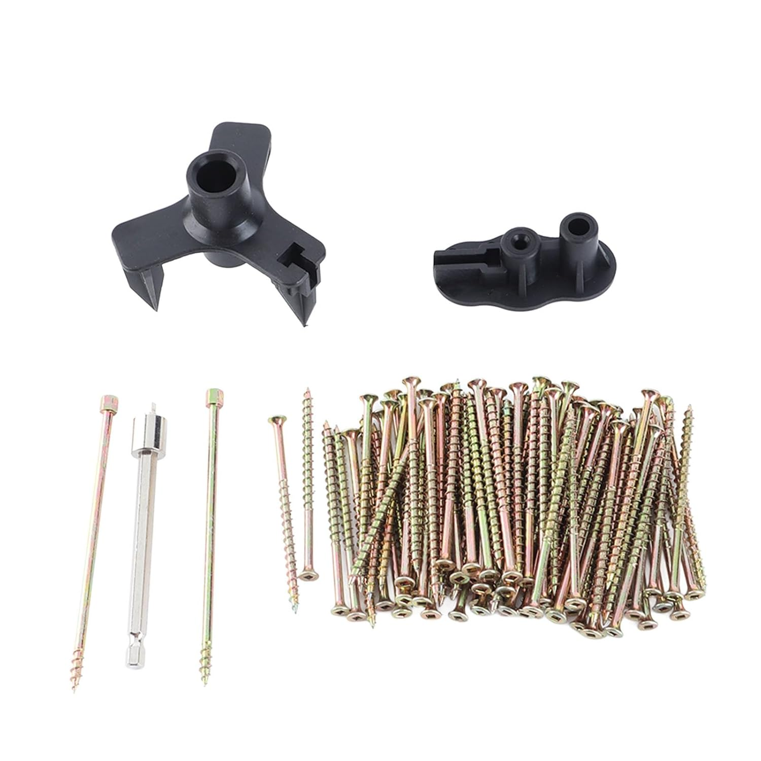 Squeaky Floor Repair Kit with 5 Tools and 50 Screws, Eliminate Squeaky Noise Fit Most Carpet Hardwood Floors, Woodworking Project Kits Use for Fix Floors image number 2