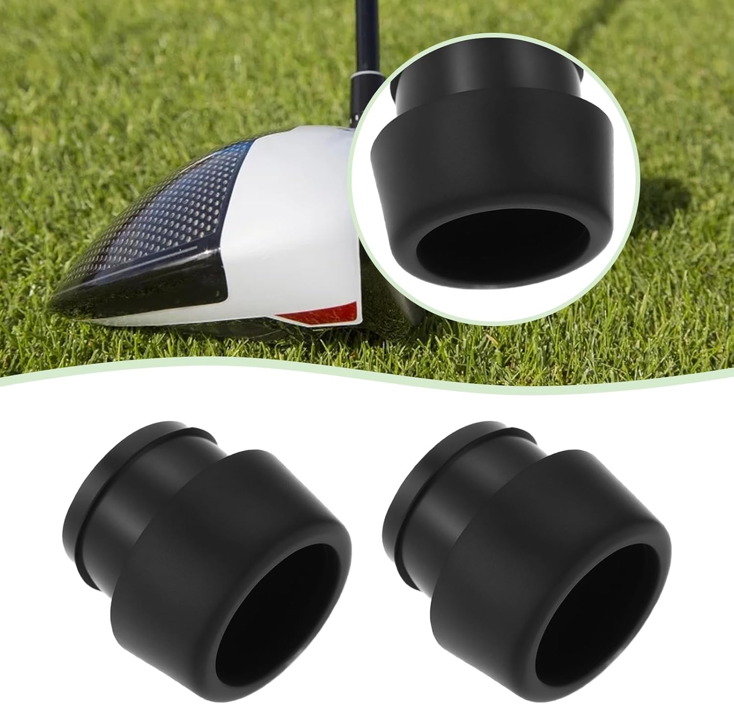 SING F LTD 10Pcs Golf Shaft Ferrules for Irons Shaft Sleeve Adapter Compatible with Ping G410 400 G425 G30 G425 G430 image number 1