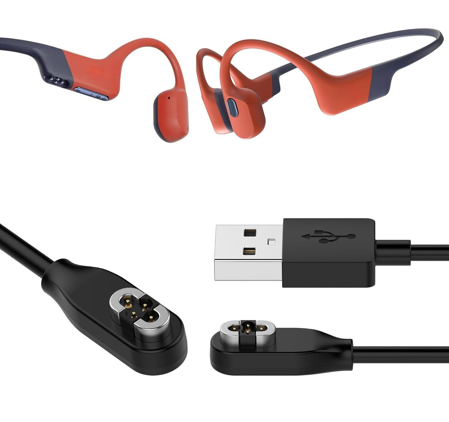 Bone Conduction Headphones S710 Magnetic Charging Cable for Openswim Pro