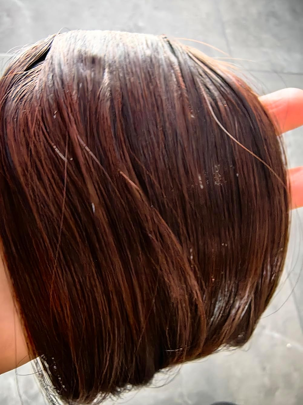 Bangs Hair Clip in Bangs Synthetic Hair Extensions French Bangs Clip for Women with Temples Bangs Fringe Hair (Dark Brown)