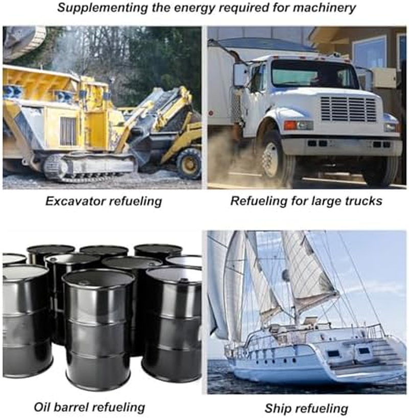 Jiawu Portable Transfer Pump, Hand Siphon Pump for Gas, Fuel, Oil, Water Transfer Oil Extractor with 4.16Ft Extra Long Hose for 20L Drum, Multi Use Liquid Pumps Transfering Water Fuel image number 6