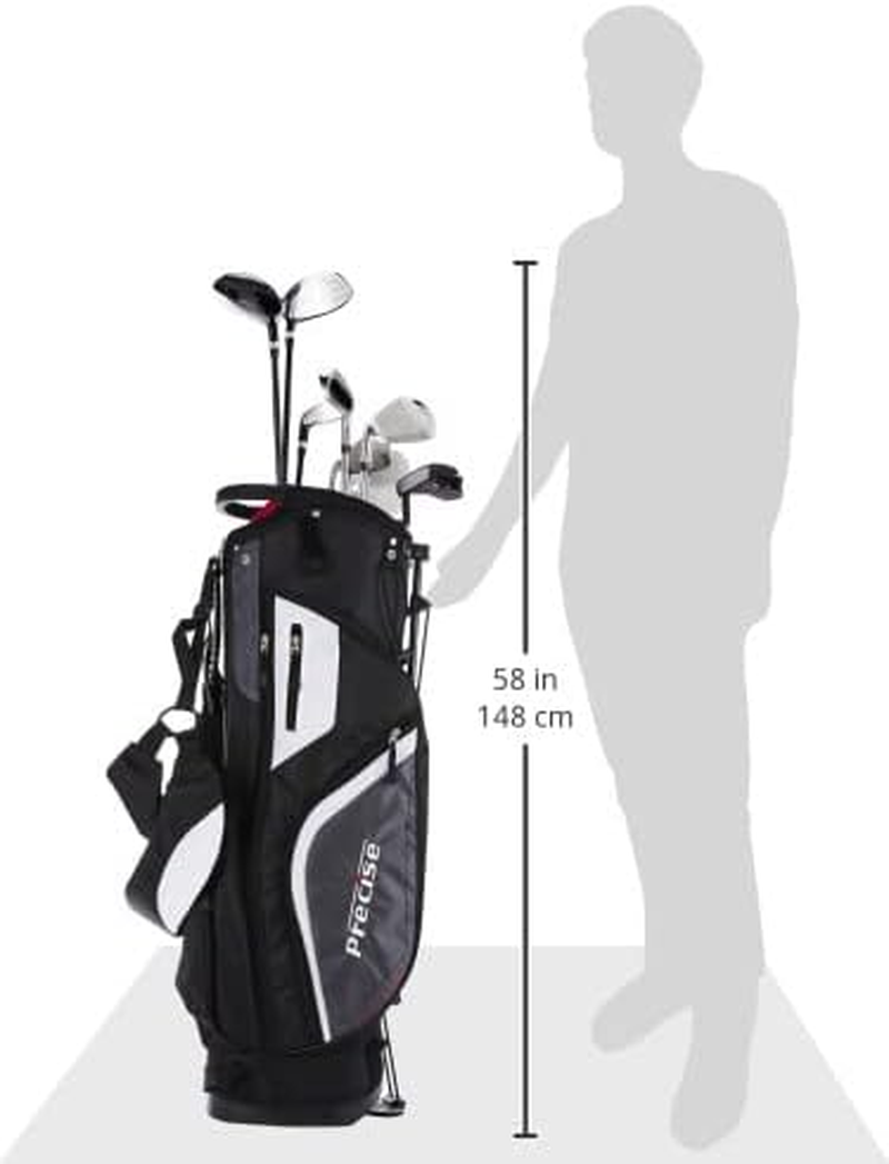 Top Line Men'S Right Handed M5 Golf Club Set for Tall Men (Height 6'1'' - 6'4''), Includes Driver, Wood, Hybrid, 5, 6, 7, 8, 9, PW Stainless Irons with True Temper Shafts, Putter, Stand Bag & 3 Hcs image number 3