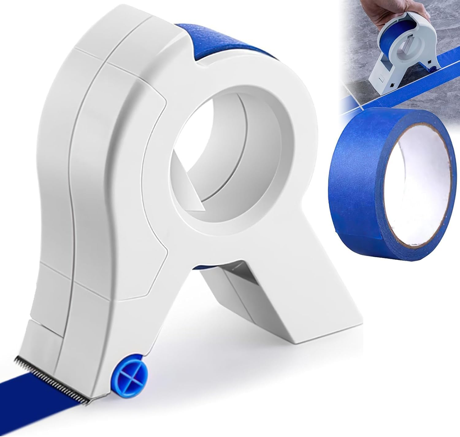 WADY Professional Masking Tape Dispenser & Applicator, Portable Painters Tape Cutter for Precise Painting, Multi-Purpose Masking Tool with Built-In Tape Holder image number 6