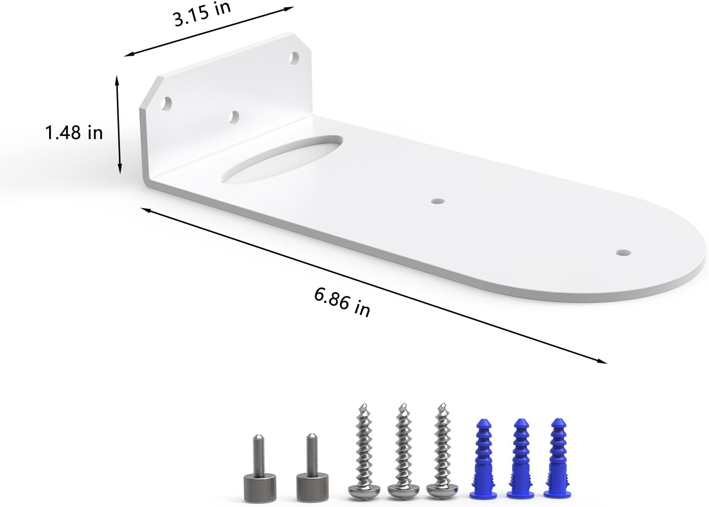 Wall Mount Holder for Orbi 770 Series Tri-Band Wifi 7 Mesh Orbi 770 Wifi(Rbe773),Simple and Sturdy Mental Wall Mount Holder Stand Bracket by HOLACA (1 Pack) (1) image number 3