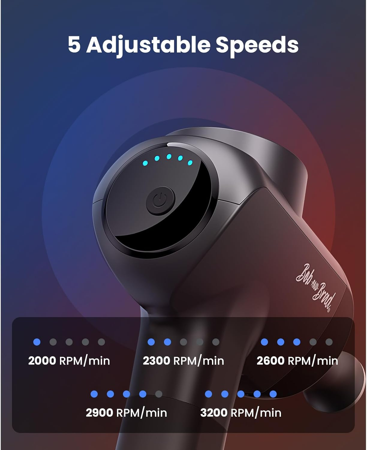 Massage Gun with Heat and Cold, Bob and Brad X6 Pro Max Massage Gun Deep Tissue 11MM Amplitude with Metal Head, Handheld Muscle Massager for Shoulder Back Body Massage Relax Recovery, Great Gift image number 5