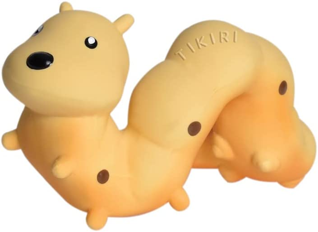 Tikiri Caterpillar Garden Friend Fully Enclosed All Rubber Bath Teether Toy image number 3