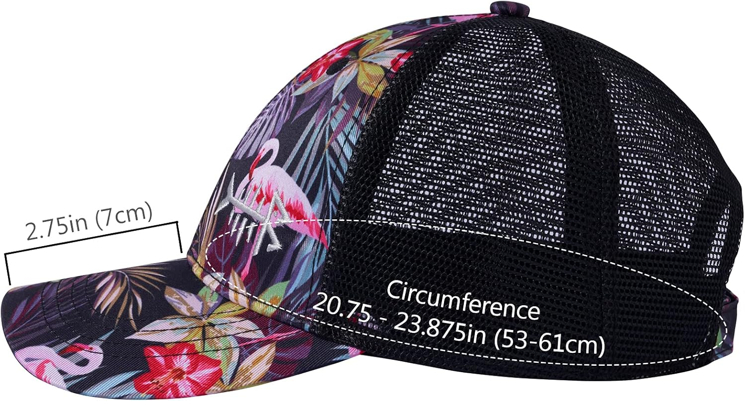 BASSDASH Altimate Fishing Hat Mesh Back for Men Women Adjustable Baseball Trucker Cap image number 2