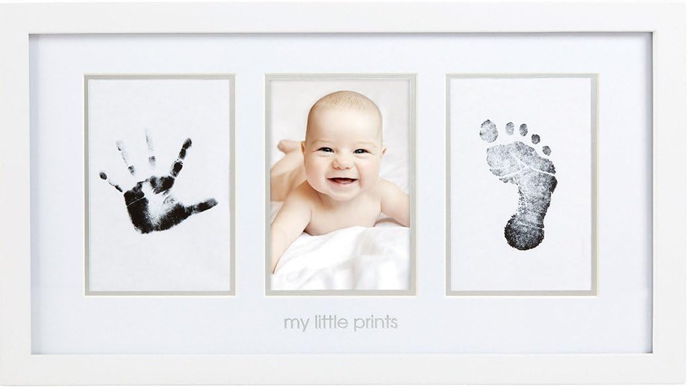 Pearhead Babyprints Photo Frame, White, 0.56 X 17 X 9.50 Inch Size image number 3