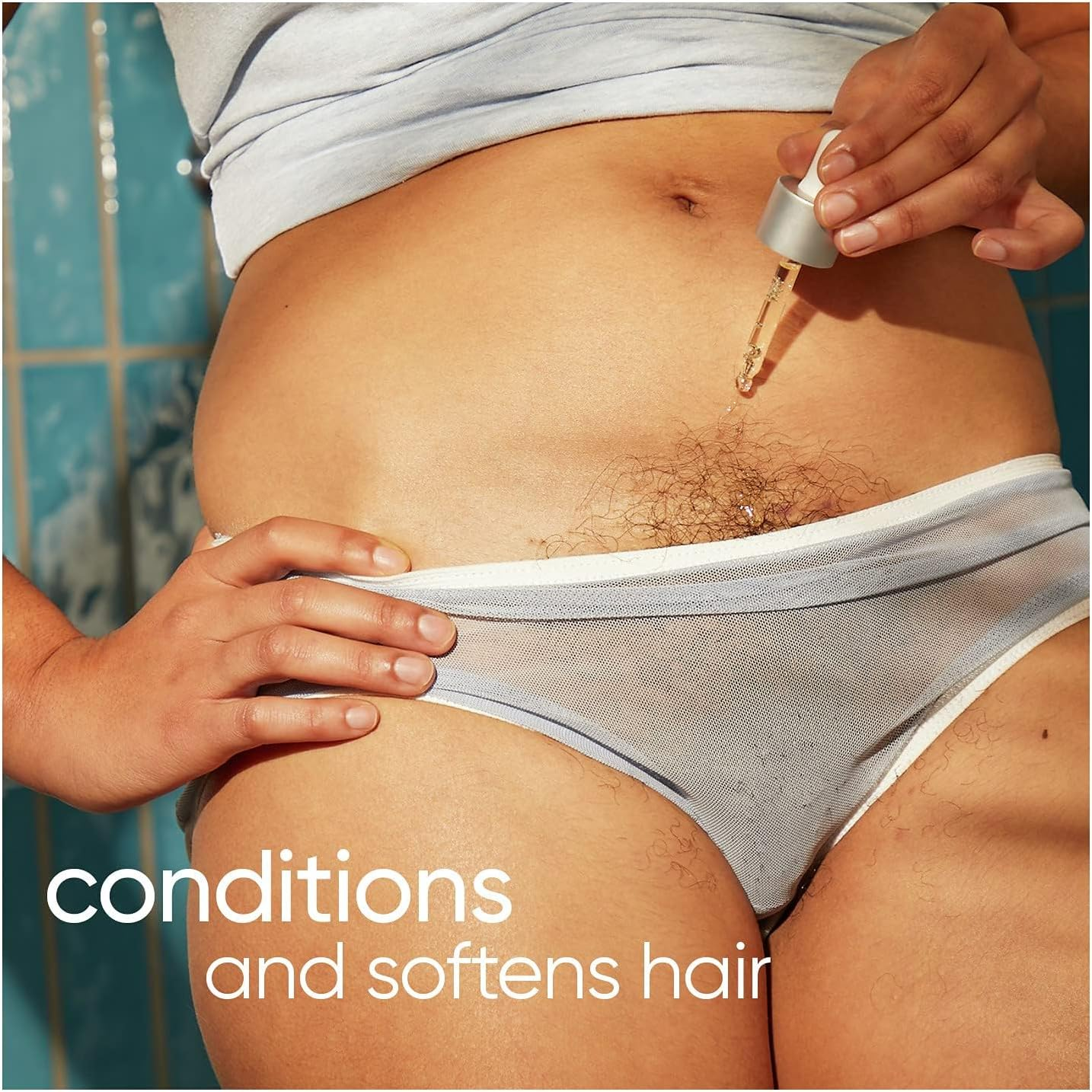 Gillette Venus For-Pubic-Hair and Skin, Softening Oil, 1 Oz image number 3