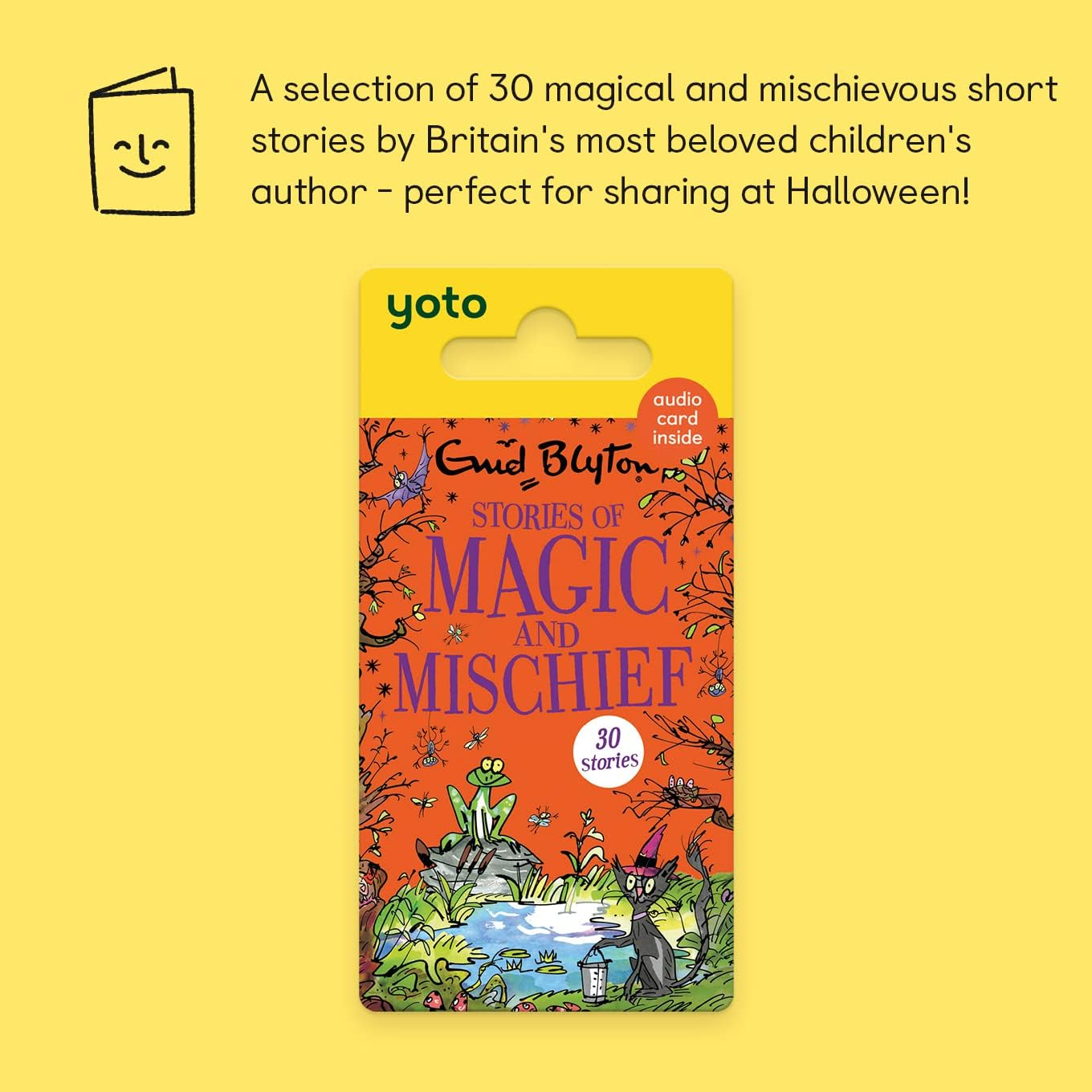Yoto Stories of Magic & Mischief by Enid Blyton &ndash; Kids Audio Card for Use with Player & Mini All-In-1 Audio Player, Screen-Free Listening with Fun Stories for Playtime, Bedtime & Travel, Ages 5+ image number 1