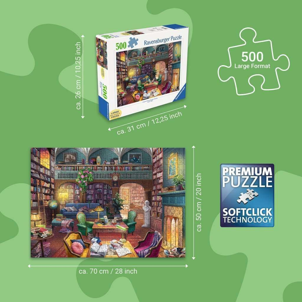 Ravensburger - Dream Library Puzzle 500 Pieces