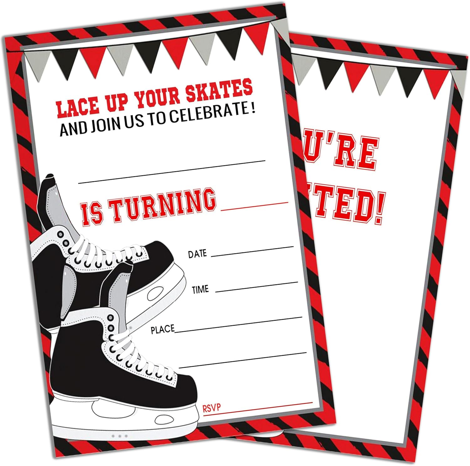 Calling All Party Animals Safari Style Fill-In Birthday Invites(4"X6"), Jungle Animals Birthday Invitations with Envelopes(20-Pack), Birthday Party Supplies for Boys & Girls, Teen, Kids-A01 - Fairy image number 6