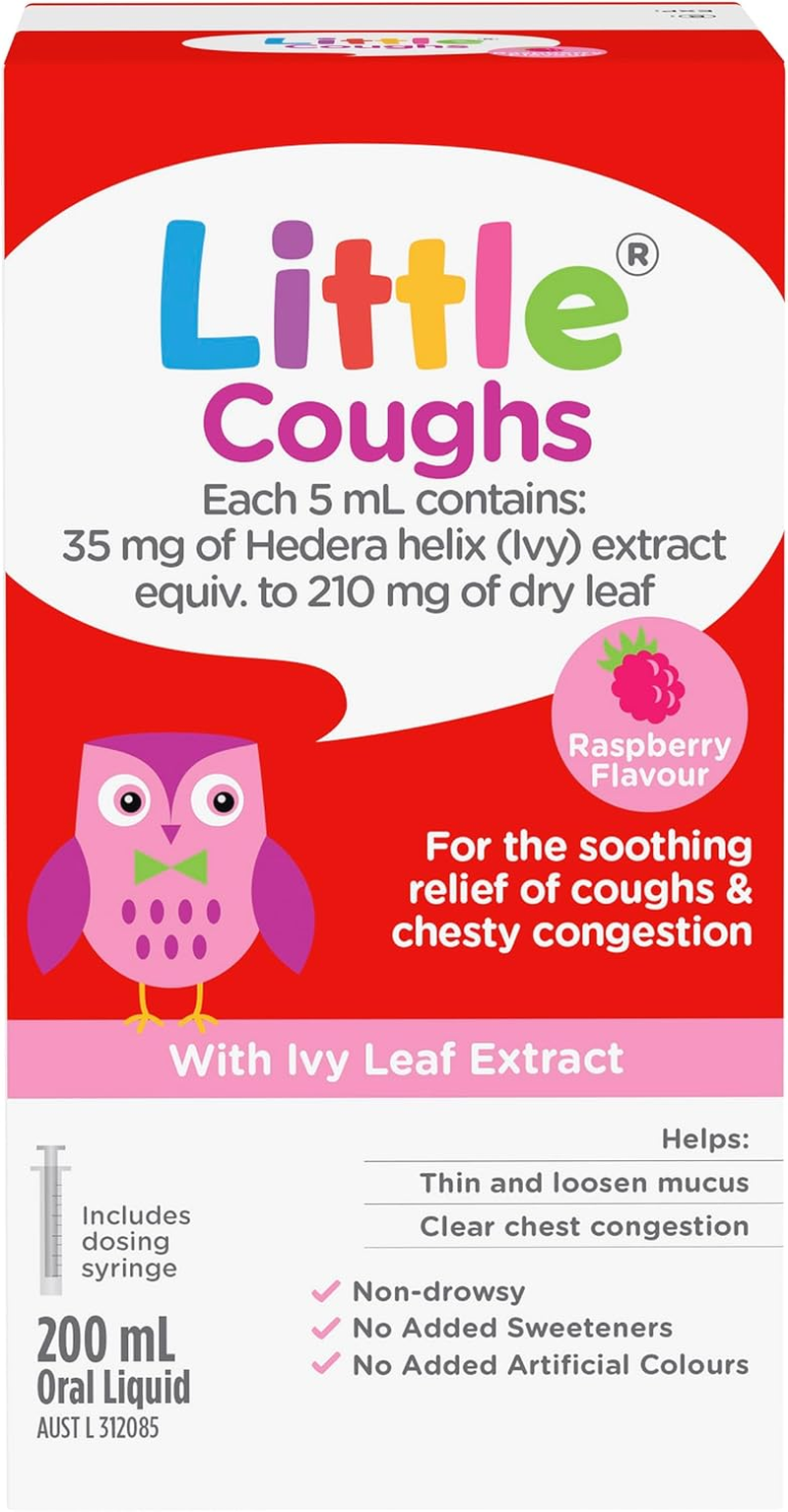 Little Coughs Original Raspberry Oral Liquid Bottle 200 Ml image number 6