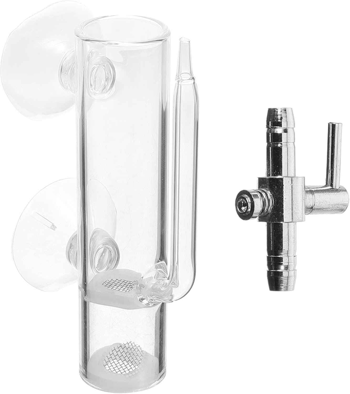 VALICLUD Glass Shrimp Egg Hatchery Aquarium Incubator with Filtration Brine Shrimp Breeding Tube Fish Tank Isolation Box for Aquatic Pet Breeding image number 4