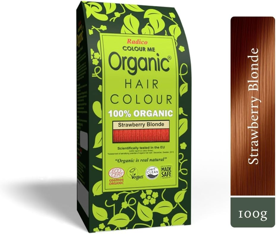 Radico Colour Me Organic Hair Colour Powder, Ash Blonde, 100 Grams image number 1