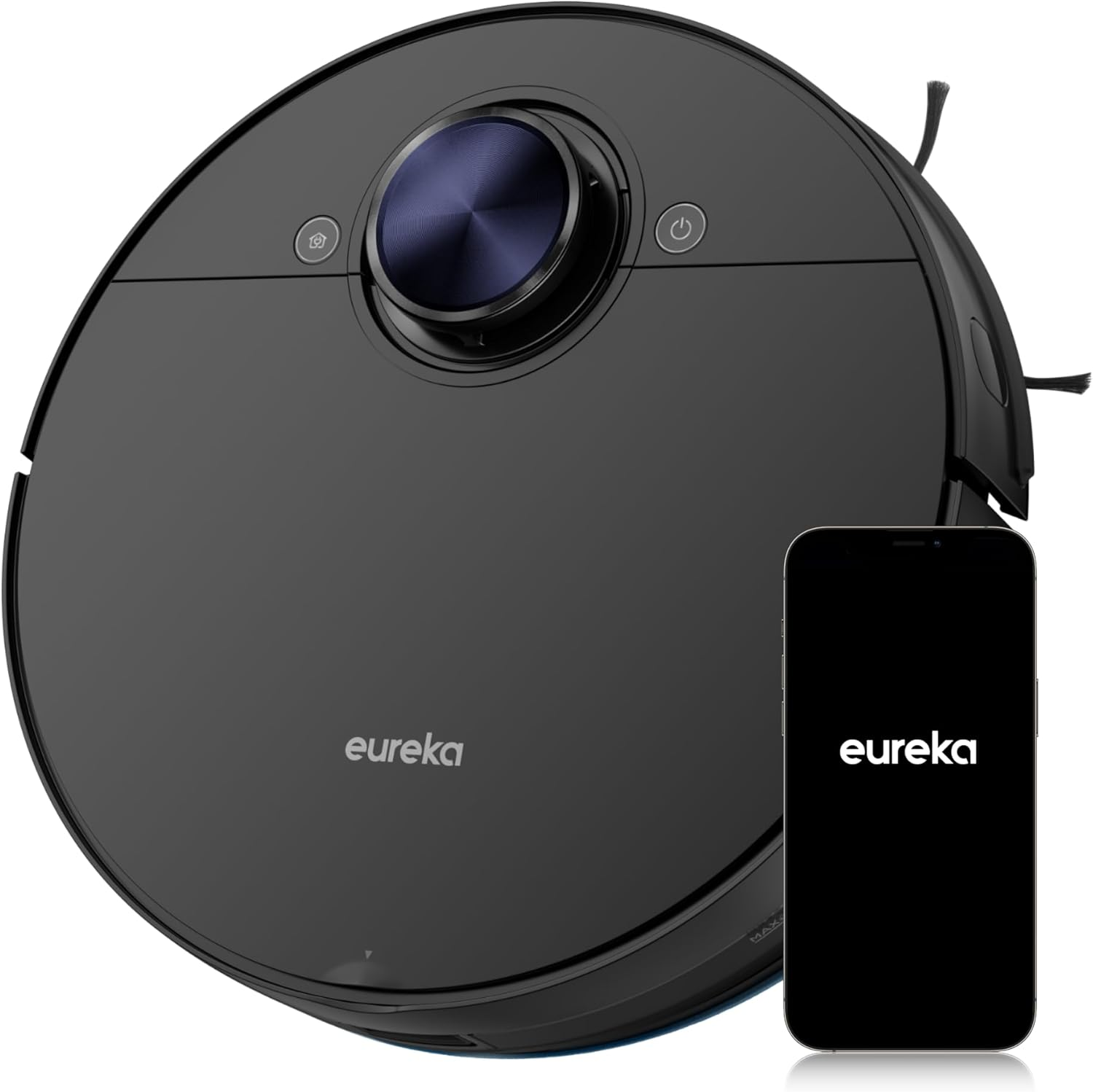 EUREKA NER710 Robot Vacuum Cleaner and Mop with 8000Pa Suction, 5Th-Gen LDS, Multi-Floor Mapping, 180 Min Runtime, 3 in 1 Robotic Vacuum Cleaner for Pet Hair, Carpet, Hard Floors, Work with App/Alexa image number 2