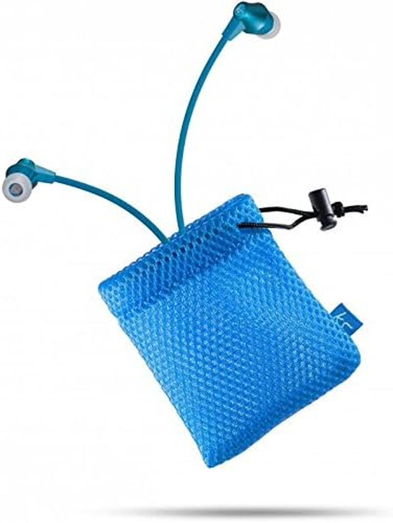 Kitsound Kit Sound Naples Earphones Carry Pouch with Blue KSNAPLBL image number 3
