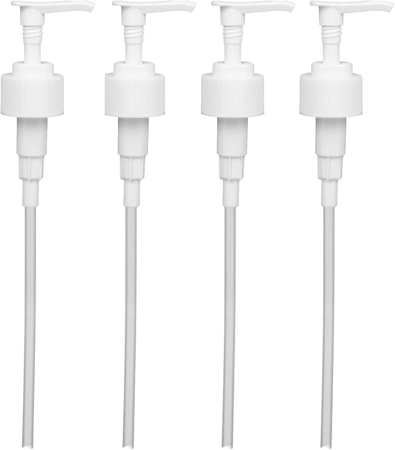 4 Pack Universal Shampoo/Conditioner Dispenser Pump for Bottles, Leak Proof, Fits 1 L/33.8 Oz Bottles, 28/410 Neck Size,Replacement Bottle Pump Top for Soft Hair Product,Body Wash,Lotion image number 5