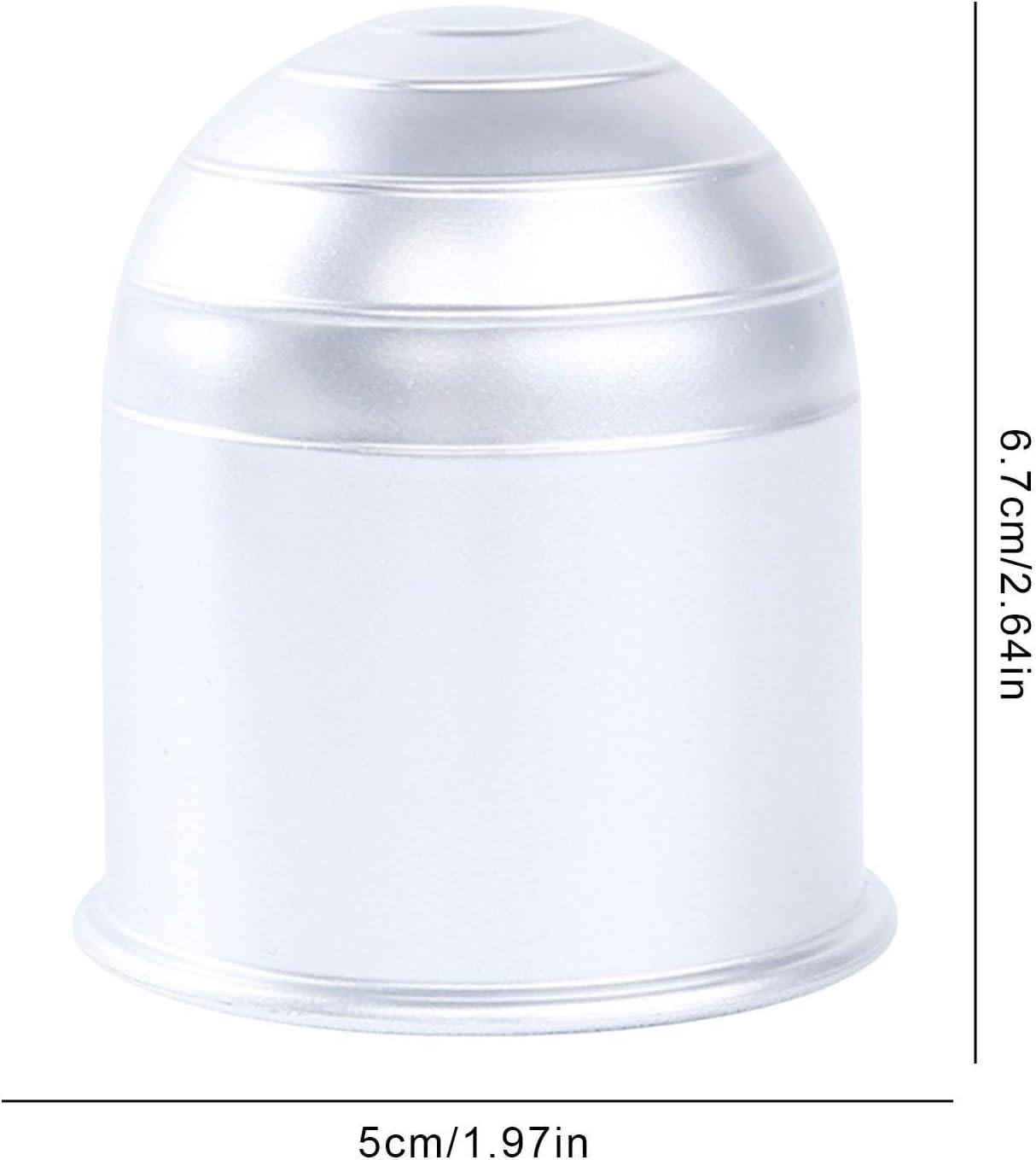 Tow Ball Cover Cap,Trailer Hitch Ball Cover,Hitch Caravans Trailer Towball Protector,Un Iversal Hitch Caravans Towball Protector Auto Tow Bar Ball Cover Cap for Car, Trailer, RV image number 4