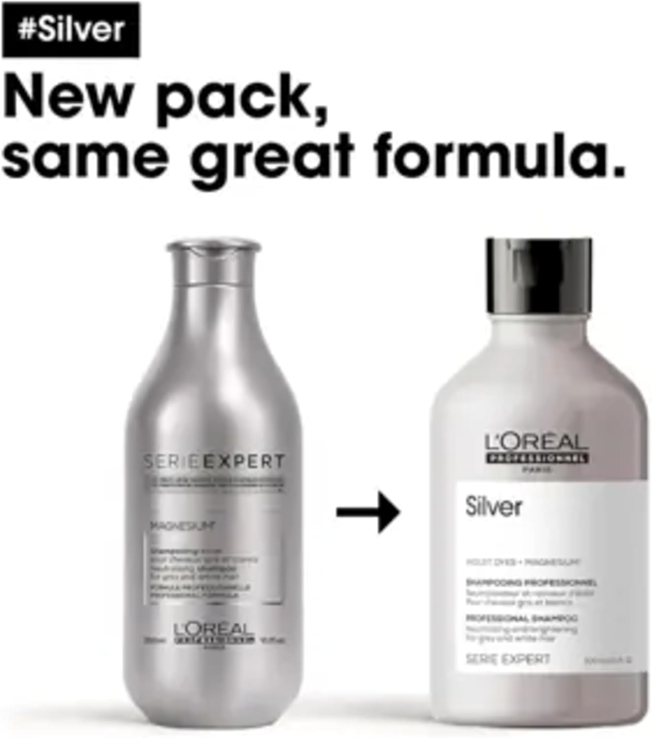 L&rsquo;Or&eacute;al Professionnel Color Depositing Purple Shampoo | Salon Grade Neutralization of Unwanted Brassy & Yellow Tones | for Natural, Colored, or Bleached White, Silver, & Blonde Hair | 300Ml image number 2