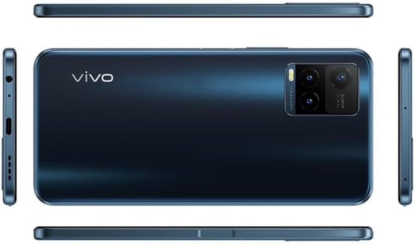 Vivo Y21S Dual SIM 128GB ROM + 4GB RAM Factory Unlocked 4G/LTE Smartphone (Midnight Blue) - International Version
