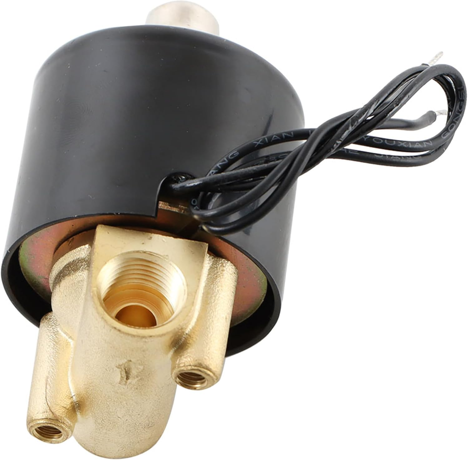 Electric Solenoid Valve 1/4 12V DC DN8 Normal Closed Electric Solenoid Valve Water Air Brass image number 2