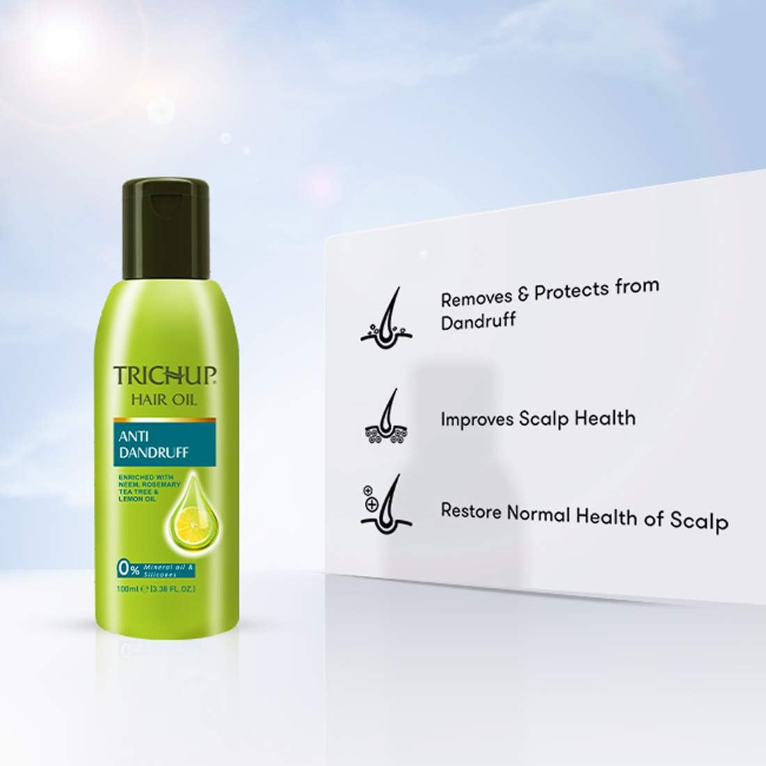 Trichup Anti-Dandruff Kit (Anti-Dandruff Oil (100Ml), Anti-Dandruff Shampoo (200Ml) (PACK of 2) image number 6