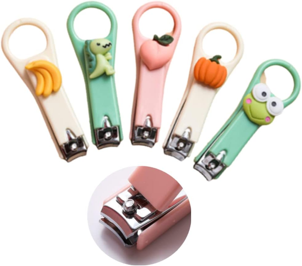 Nail Clippers Set, 5 Pieces Manicure Sets Stainless Steel Nail Clippers Pedicure Kit Grooming Tools Nail Cutter for Women, Girls and Children image number 2